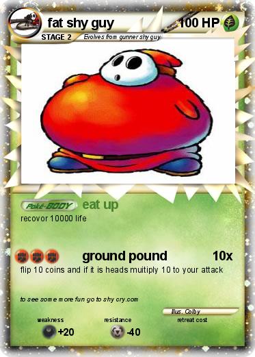Pokemon fat shy guy