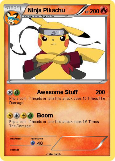 Pokemon Ninja Pikachu