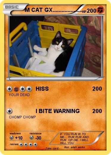 Pokemon M CAT GX....................