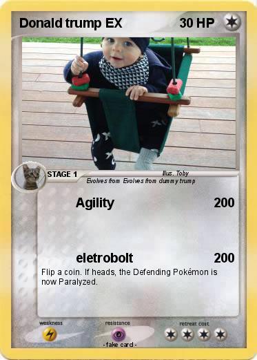 Pokemon Donald trump EX