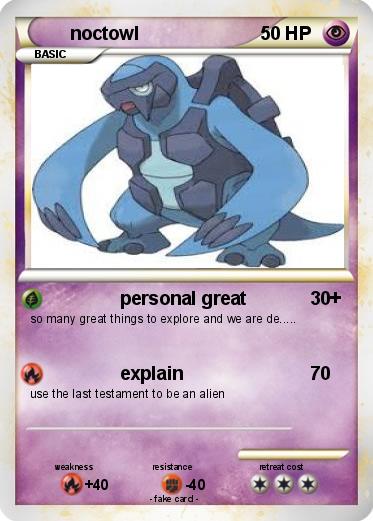 Pokemon noctowl