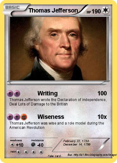 Pokemon Thomas Jefferson