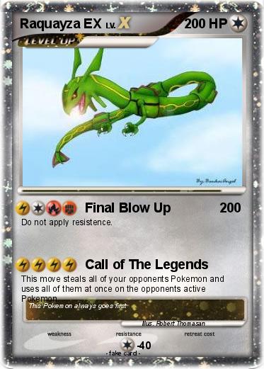 Pokemon Raquayza EX