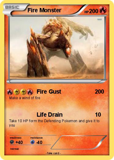 Pokemon Fire Monster