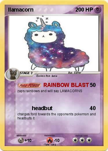 Pokemon llamacorn