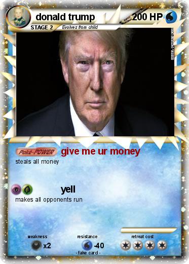 Pokemon donald trump