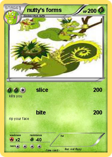 Pokemon nutty's forms
