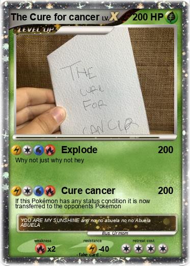 Pokemon The Cure for cancer