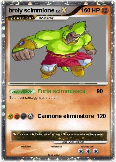 Pokemon broly scimmione