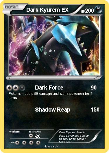 Pokemon Dark Kyurem EX