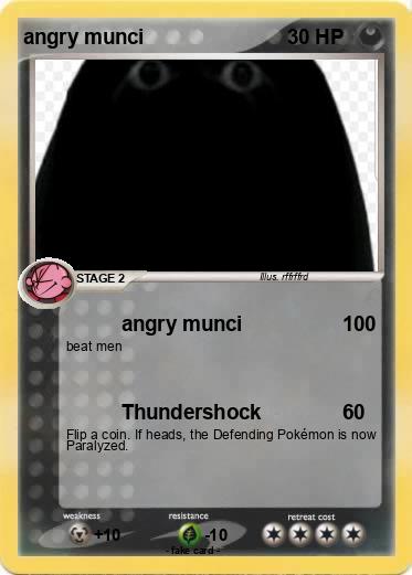 Pokemon angry munci