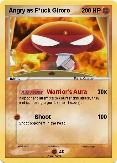 Pokemon Angry as F*uck Giroro
