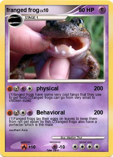 Pokemon franged frog