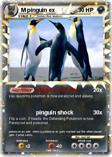 Pokemon M pinguin ex