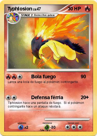 Pokemon Typhlosion