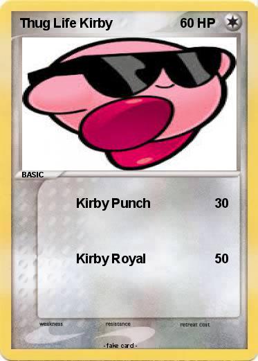 Pokemon Thug Life Kirby
