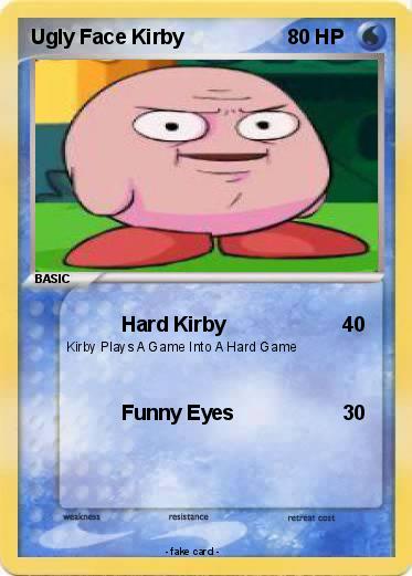 Pokemon Ugly Face Kirby