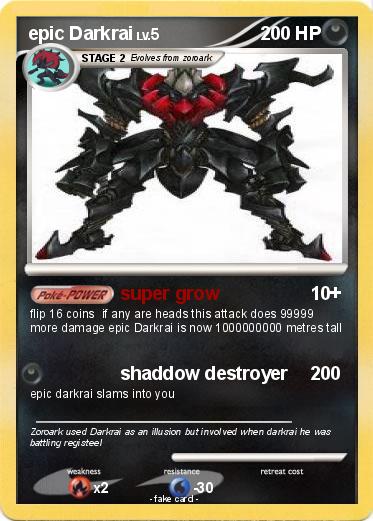 Pokemon epic Darkrai