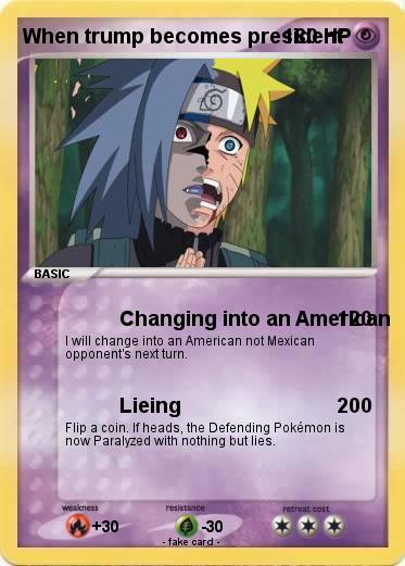Pokemon When trump becomes president