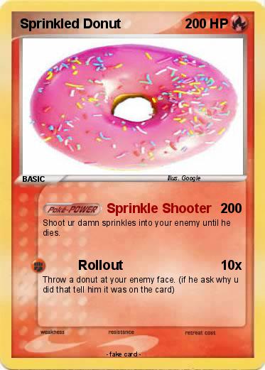 Pokemon Sprinkled Donut
