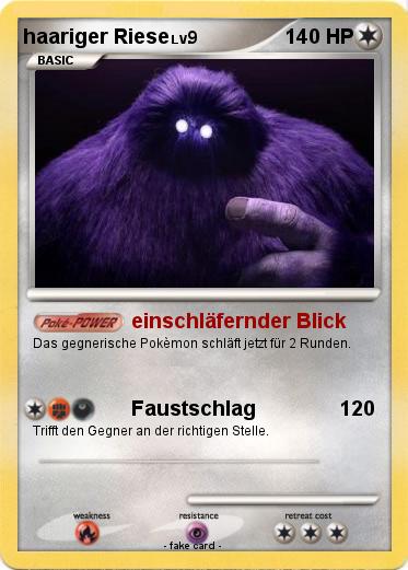 Pokemon haariger Riese