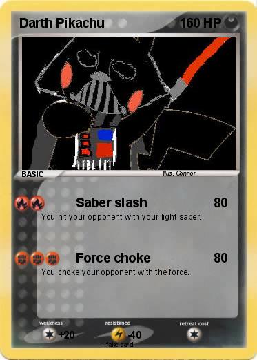 Pokemon Darth Pikachu