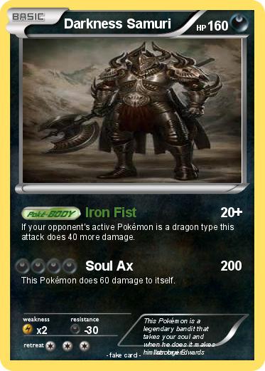 Pokemon Darkness Samuri
