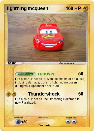 Pokemon lightning mcqueen
