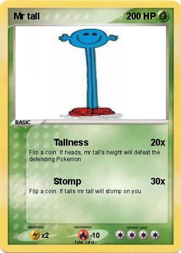 Pokemon Mr tall