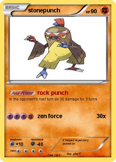 Pokemon stonepunch