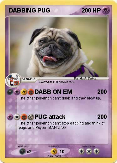 Pokemon DABBING PUG