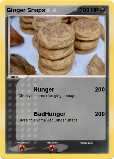 Pokemon Ginger Snaps