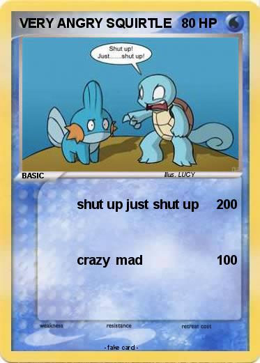 Pokemon VERY ANGRY SQUIRTLE