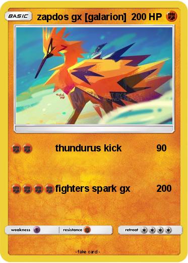 Pokemon zapdos gx [galarion]