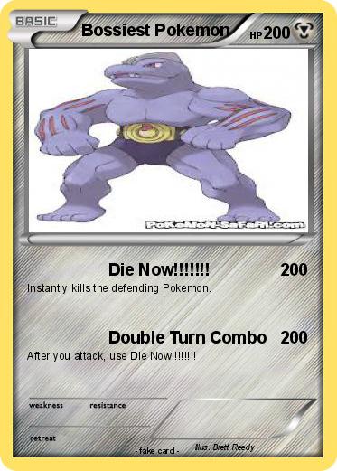 Pokemon Bossiest Pokemon