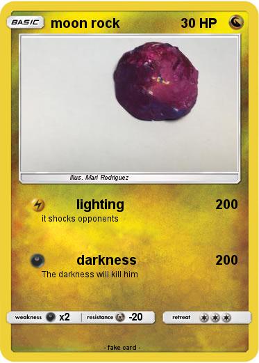Pokemon moon rock
