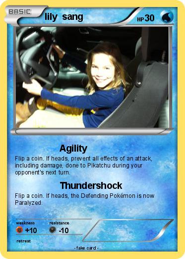 Pokemon lily  sang