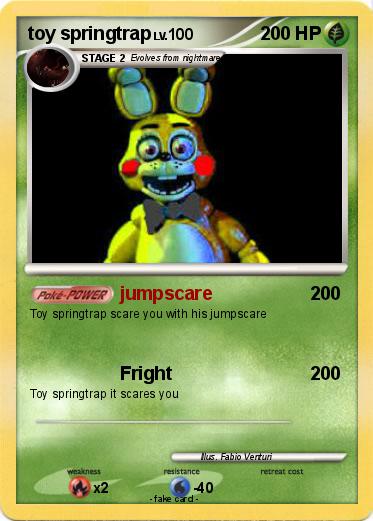 Pokemon toy springtrap