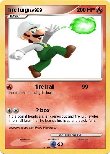 Pokemon fire luigi