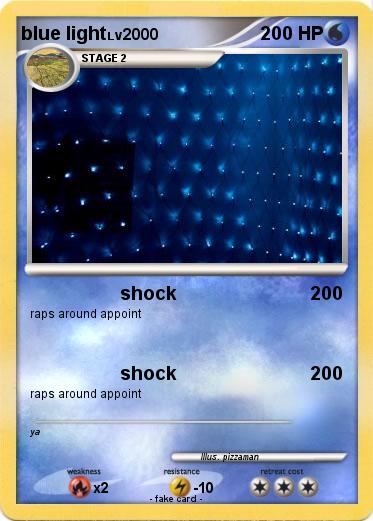 Pokemon blue light