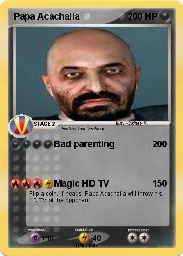 Pokemon Papa Acachalla
