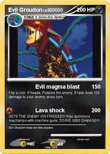 Pokemon Evil Groudon