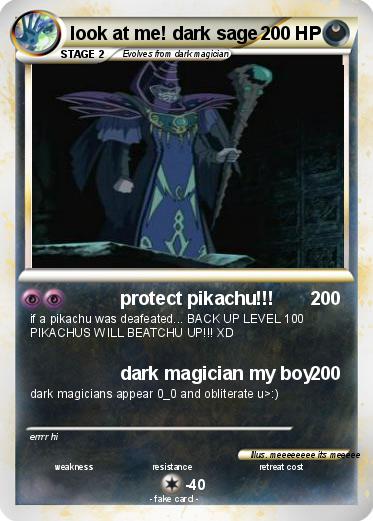 Pokemon look at me! dark sage