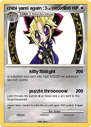 Pokemon chibi yami again :3