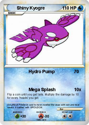 Pokemon Shiny Kyogre