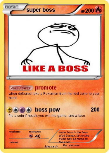 Pokemon super boss