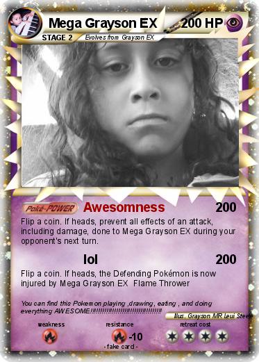 Pokemon Mega Grayson EX