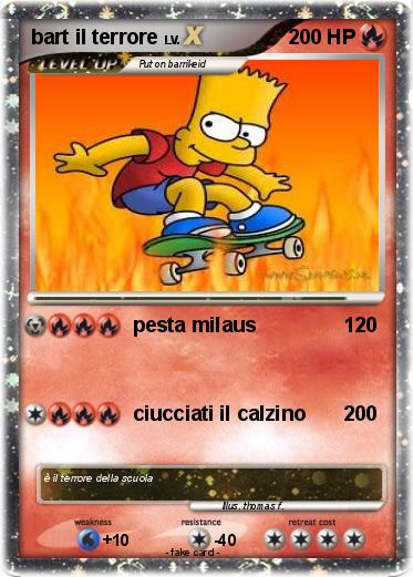 Pokemon bart il terrore