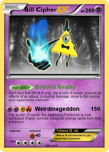 Pokemon Bill Cipher