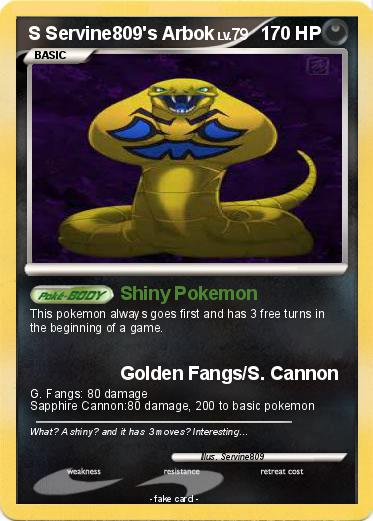 Pokemon S Servine809's Arbok